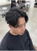 フェザーショートフェザーパーマメンズカットツイストスパイラル