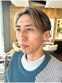 happis_拓磨 キムタク風白髪ぼかしハイライト