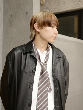 ネロ ヘアサロン 渋谷(NERO HAIR SALON) 【倉田真希】マッシュウルフ　デザインカラー　ハイトーン