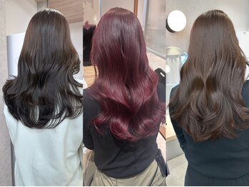 バサ 立川店(BASSA)の写真/新導入の《リンク(Link)カラー》や《オージュア》で、カラーの繰り返しで傷んだ髪も芯から潤う美ヘアに。