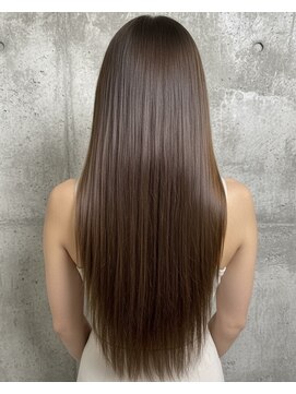 ココアベージュ/オリーブグレー/小顔/黒髪[立川/髪質改善]