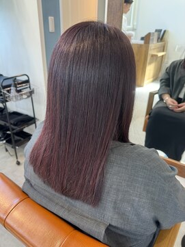 【amule hair】髪質改善×ツヤボルドー