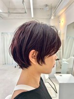 ジュベ 別府店(juve.)&nbsp;別府ショートボブ顔まわりレイヤーカット髪質改善カラー30代
