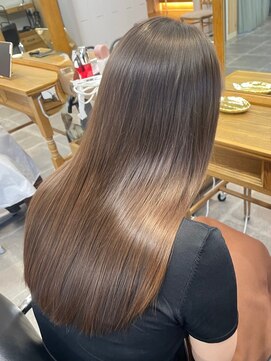 カノエ(canoe) 髪質改善/縮毛顔周りレイヤー20代～50代【西新大濠荒戸】UP