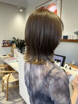 ヘアーアンドスパ メル(hair&spa m.e.l by origami)&nbsp;エンドカラー×シナモンベージュ