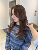 アヴァンスアンス 広島袋町店(AVANCE.ens)&nbsp;marron  brown / layer cut
