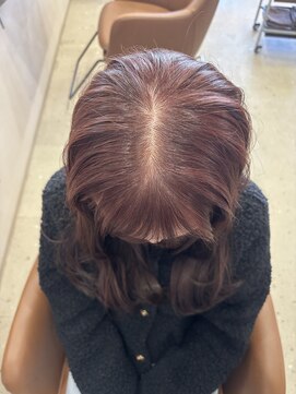 エイム(Aem.) wine red ブリーチなしダブルカラー！！