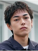 フェザーパーマフェザーショートルーズショート大人刈り上げ渋谷