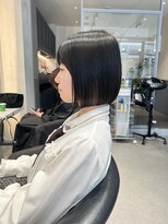 ロンドイディールバンダイ 新潟万代(Lond ideal)&nbsp;乾かすだけでまとまるダークブラウンボブ