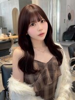 ガリカ 横浜(Gallica)&nbsp;<ゲスト>韓国風くびれロングに深みのあるカシスブラウン