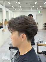 ブリードトウキョウ 亀戸店(BRYD TOKYO) 刈り上げセンターパートニュアンスパーマ曲がる縮毛矯正