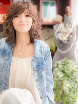 カバーヘア イヴ 戸頭店(COVER HAIR EVE) *+COVER HAIR+*…絶妙なふわボサ感《エフォートレスミディ》b