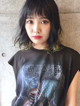 ラパンセヴェール(LA PENSEE VERT) 【LA PENSEE】EDGE LOB × YELLOW COLOR