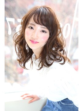 アエレ(Aere) 【Aere池袋】☆ニュアンスセミロング×ヌードカラー☆小林正重