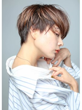 テトヘアー(teto hair) short［ハンサムショート・ベージュカラー・マッシュ］