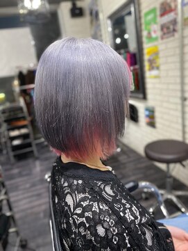 ミミック (mimic) white silver × pastel pink　TRICKstyle！