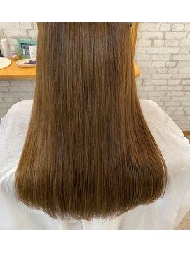 ヘアーデザインスリール(Hair Design THRIRE) 髪質改善ストレート/艶髪/ミルクティーベージュ