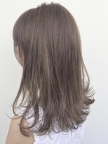 ケアリー 千葉ニュータウン中央(Carelly) 大人かわいい前髪セシルカットココアブラウンフリンジウェーブ