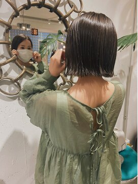 ウォーター 表参道(WATER) 【WATER】ミニボブ　カラー　ショートカット/表参道.南青山