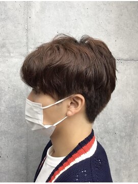 パシャ(PASHA) ポイントパーマでニュアンスツーブロック