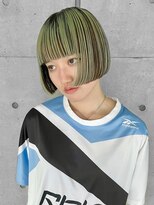 レコ 渋谷(LECO)&nbsp;コンパクトボブ×スモーキーグリーン