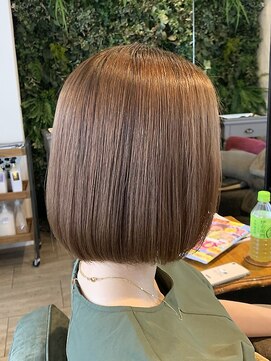 インデペンデンス(independence) ボブ×縮毛矯正