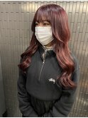 #プルシール#エクステ#レッドカラー