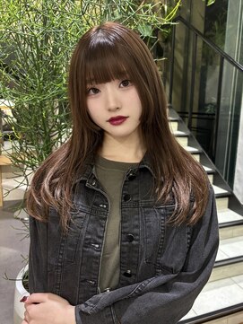 ゼスト 吉祥寺店(ZEST) 韓国ヘア/姫カット/モカブラウン　吉祥寺桜