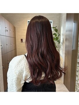 コンティバイミラートーク(CONTY by MIRROR TALK) ピンクブラウン/ロング