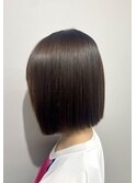 切りっぱなしボブ