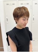 くせ毛風ベリーショートパーマ