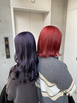 アル 日野(AL) レイヤーカットナチュラルハイトーンデザインカラー[日野駅]