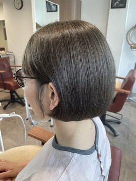 エイゼット バンビーニ 川越(AZ bambini) 【渡辺 渚】髪質改善メテオカラー×ミニボブ【時短/川越/】