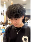 ノーセットでも良い感じ◎シャドウパーマゆるふわスパイラル