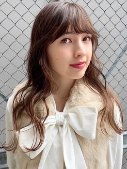 セシルヘアー 博多駅前店(Cecil hair)の写真/≪博多駅前≫モチや再現性の高い理想のパーマを実現♪ふんわりコテで巻いたようなパーマも◎雰囲気Change◎