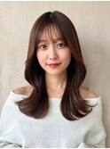 ＊20代30代40代◎小顔レイヤーカットくびれヘアシースルー前髪