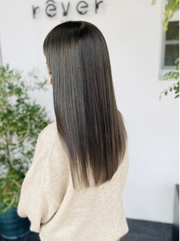 レヴェヘアプラス(rever hair)の写真/【呉駅徒歩3分】トリートメント付きでダメージを抑え、今までと違う自然な柔らかさを体感★