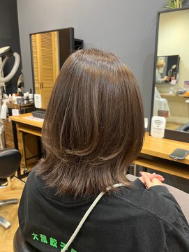 アルター(aL ter) ミディアムレイヤー ［イメチェン/外ハネボブ/美髪］長野歌穂