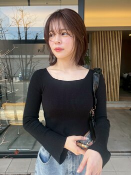 ニール(niil)の写真/ライフスタイルに合わせたご提案で、魅力を引き出すデザイン＊[似合わせカット/髪質改善/顔まわりおくれ毛]