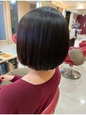 髪質改善×ナチュラル縮毛矯正ボブ
