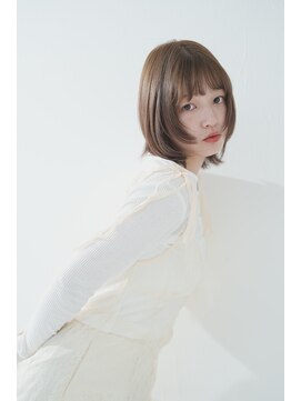 ソワン ドゥ ブレス 立花店(soin de brace) 髪質改善 縮毛矯正 レイヤー 20代 30代 40代/オリーブグレー