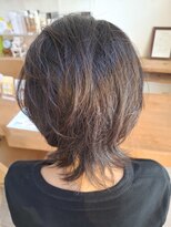 フラット(flat) ３０代４０代ウルフレイヤー/オーガニックカラー/髪質改善