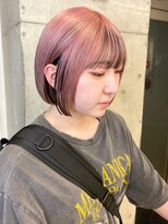 サンクプロジェクト(cinq PROJECT)&nbsp;ダメージレスなブリーチカラーで作るピンクカラー