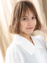 カバーヘア イヴ 戸頭店(COVER HAIR EVE) フォックスカラーハイライト小顔AラインボブパーマY戸頭20代30代