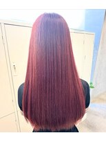 ジーナ 池袋(Zina)&nbsp;艶々ピンクボルドー　(池袋東口/髪質改善)