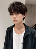 フェザーパーマ/サーフカール/刈り上げセンターパート/波巻き