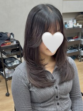 リアン(LIAN) ハイライトカラーミルクティーベージュケアブリーチダブルカラー