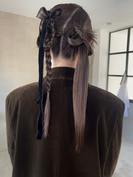 グラフ ヘアーズ ラボ graf hair's lab お呼ばれヘア