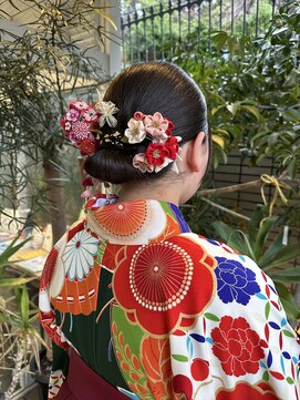 ダブル(W) 【hair salon W】袴着付け&ヘアセット