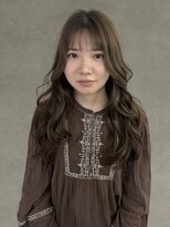 ルアナ 梅田店(Luana)&nbsp;柔らかオリーブベージュ×顔まわりレイヤーで垢抜けヘア
